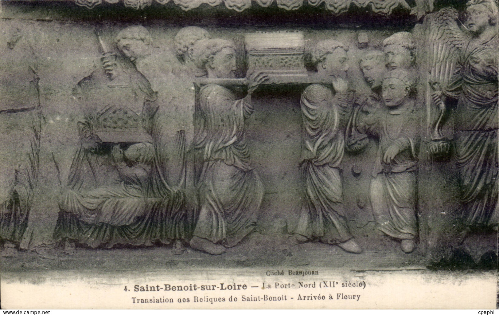 CPA Basilique de Saint Benoit sur Loire Transiation des reliques de Saint Benoit Arrivee a Fleury