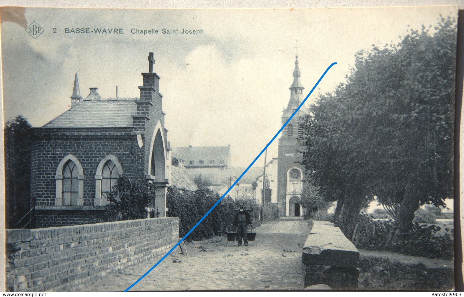 CPA  BASSE WAVRE Chapelle Saint Joseph  Brabant Wallon