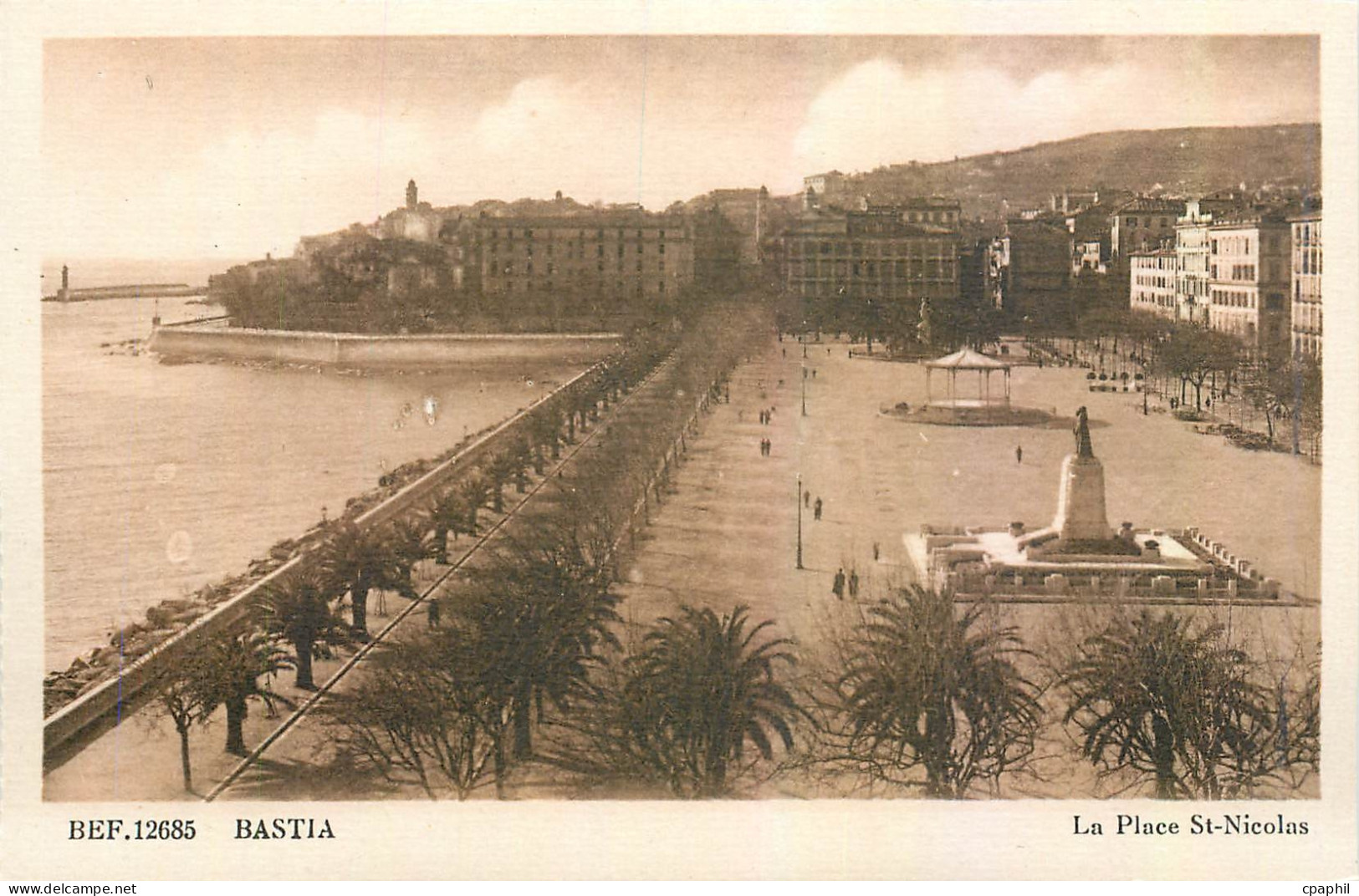 CPA Bastia La Place St Nicolas