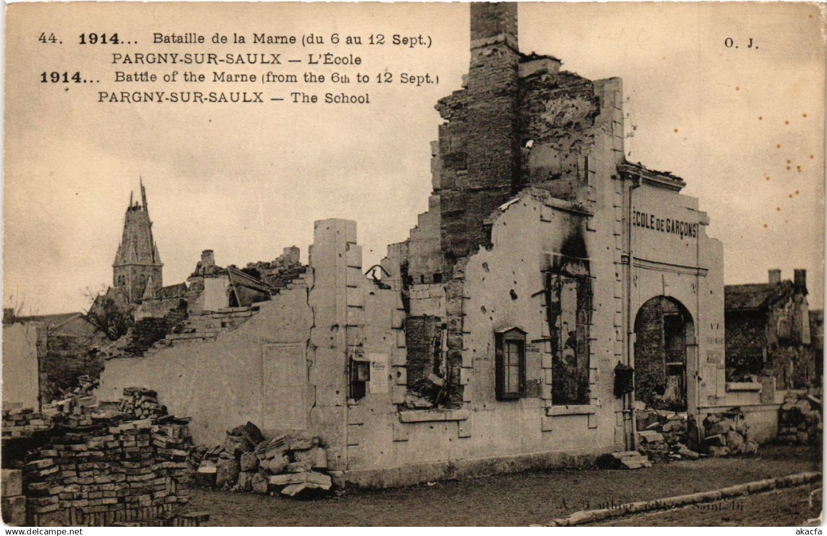 CPA Bataille de la MARNE PARGNY-sur-SAULX-L'École (346742)
