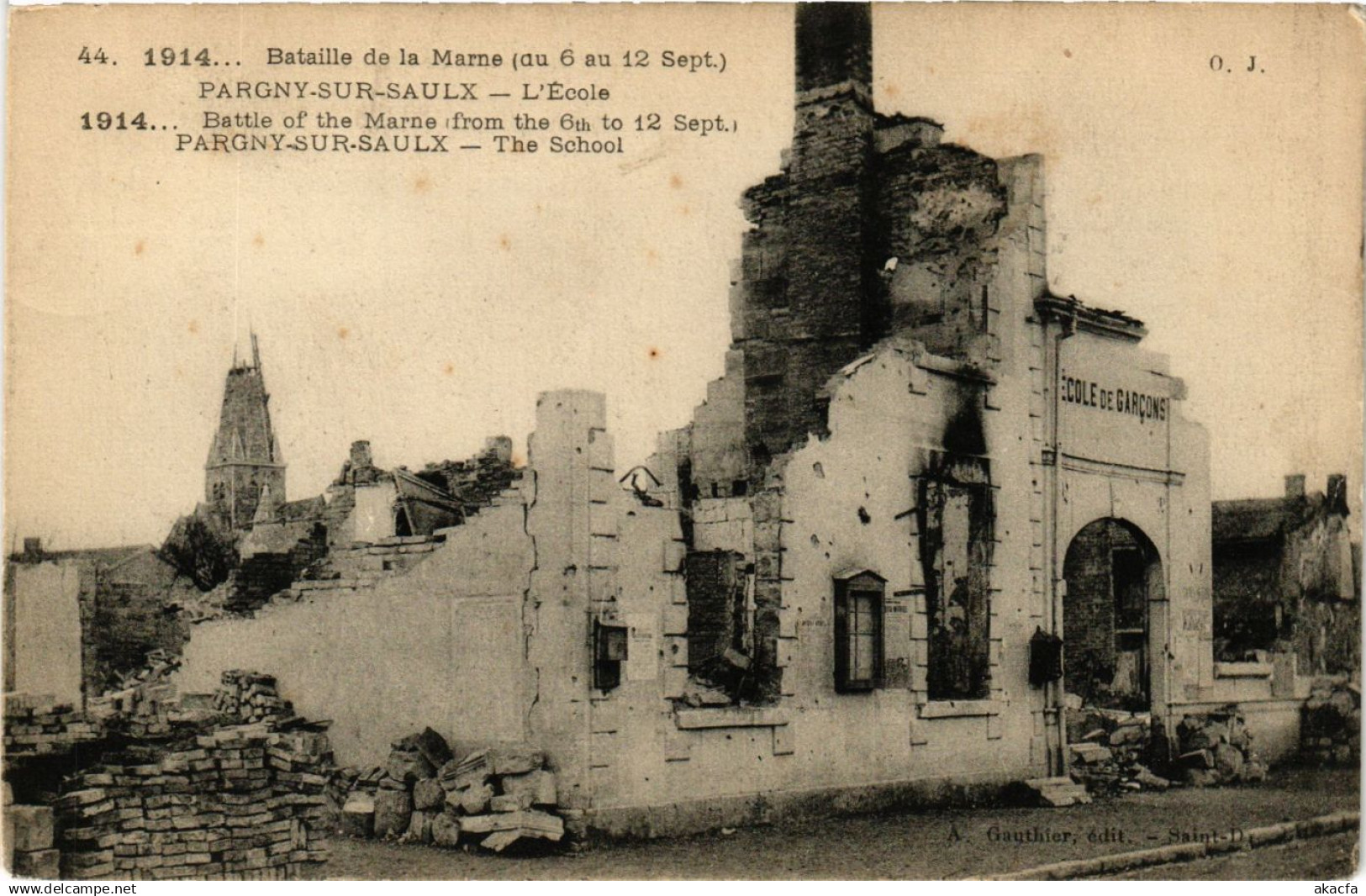 CPA Bataille de la MARNE PARGNY-sur-SAULX-L'École (346754)