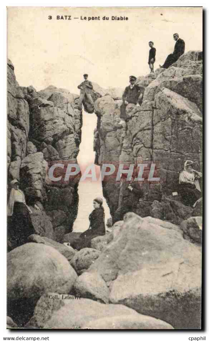 CPA Batz Le pont du diable