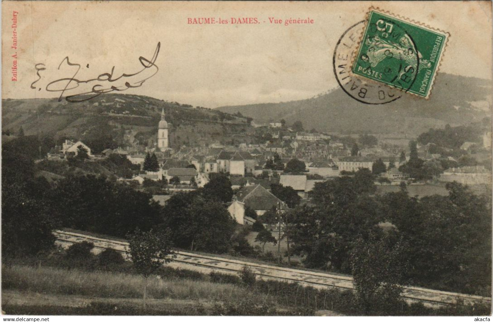 CPA BAUME-les-DAMES Vue Generale (1115014)