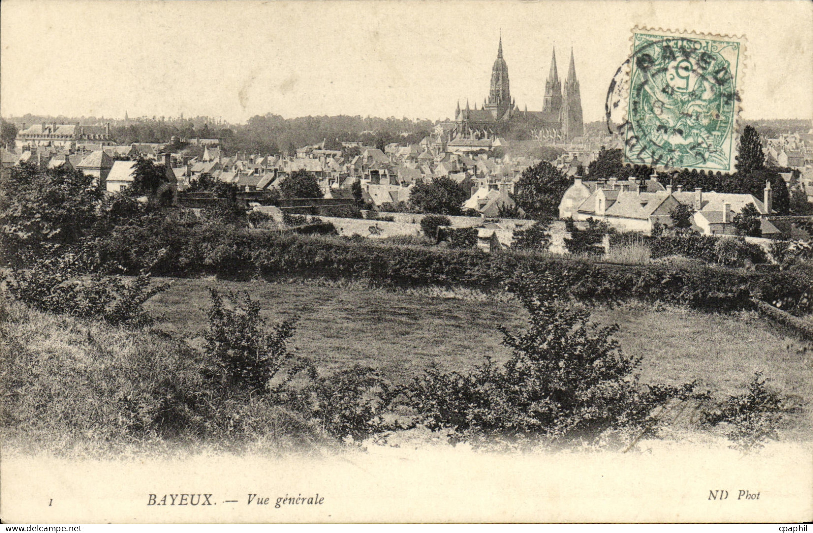 CPA Bayeux Vue Generale