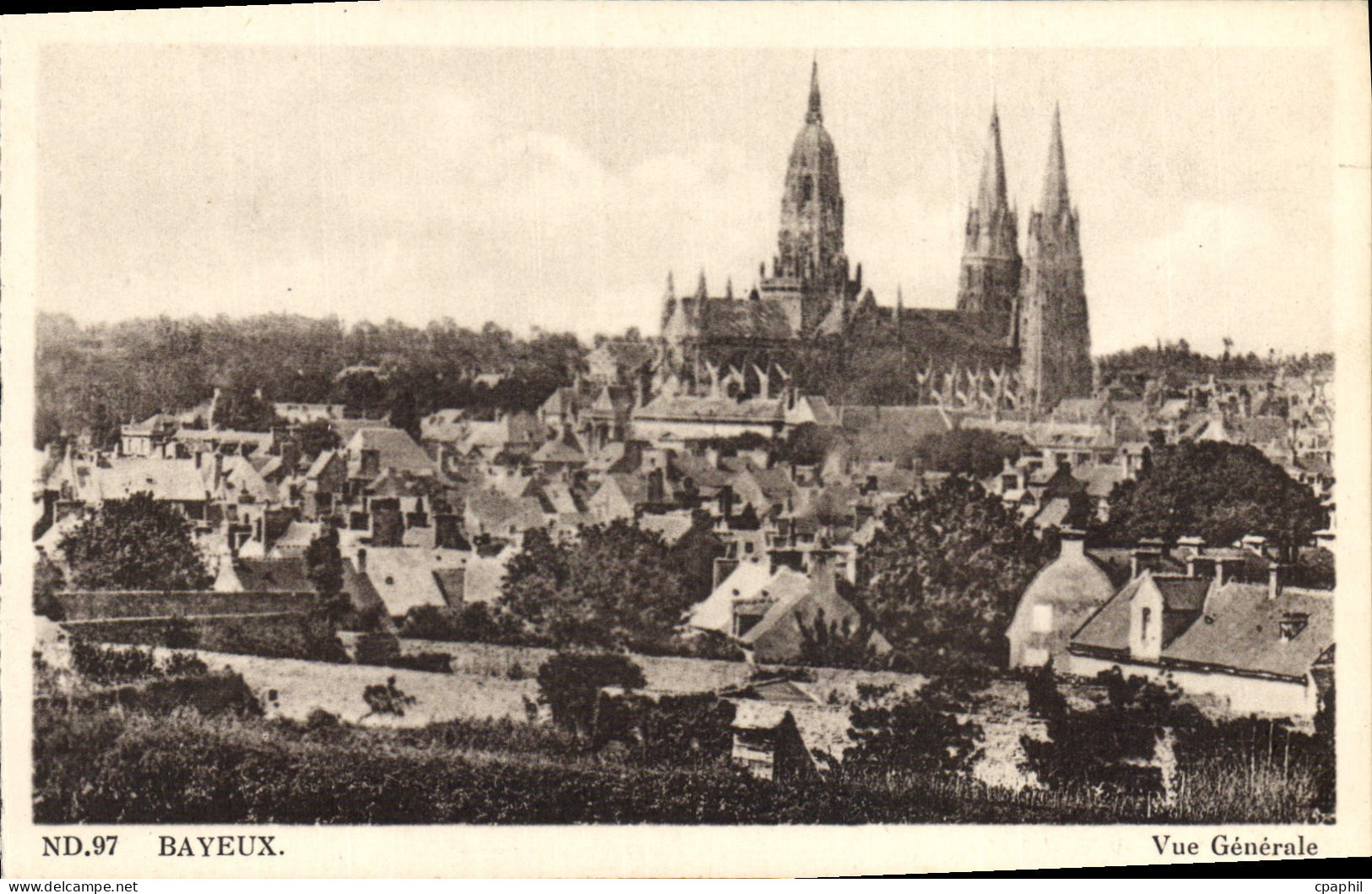 CPA Bayeux Vue Generale