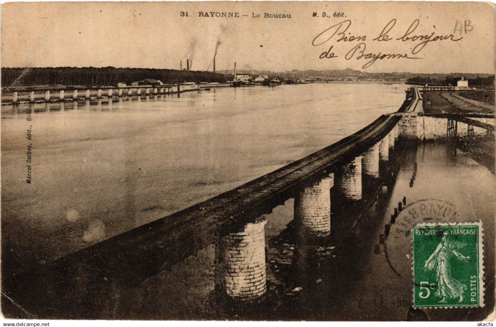 CPA BAYONNE Le Boucau (411608)