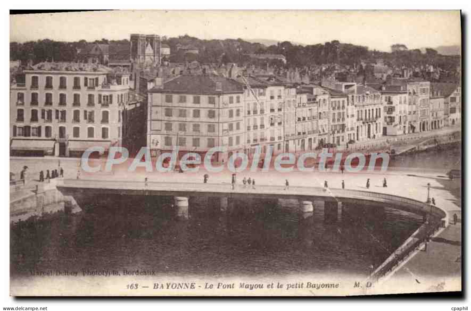 CPA Bayonne Le Pont Mayou et le Petit Bayonne