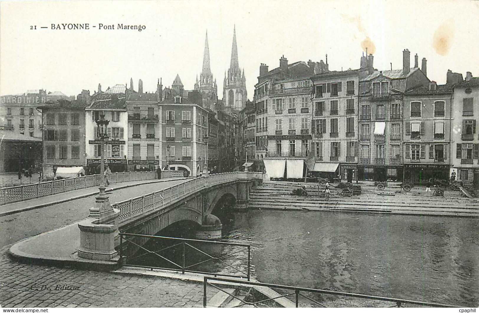 CPA Bayonne pont Marengo
