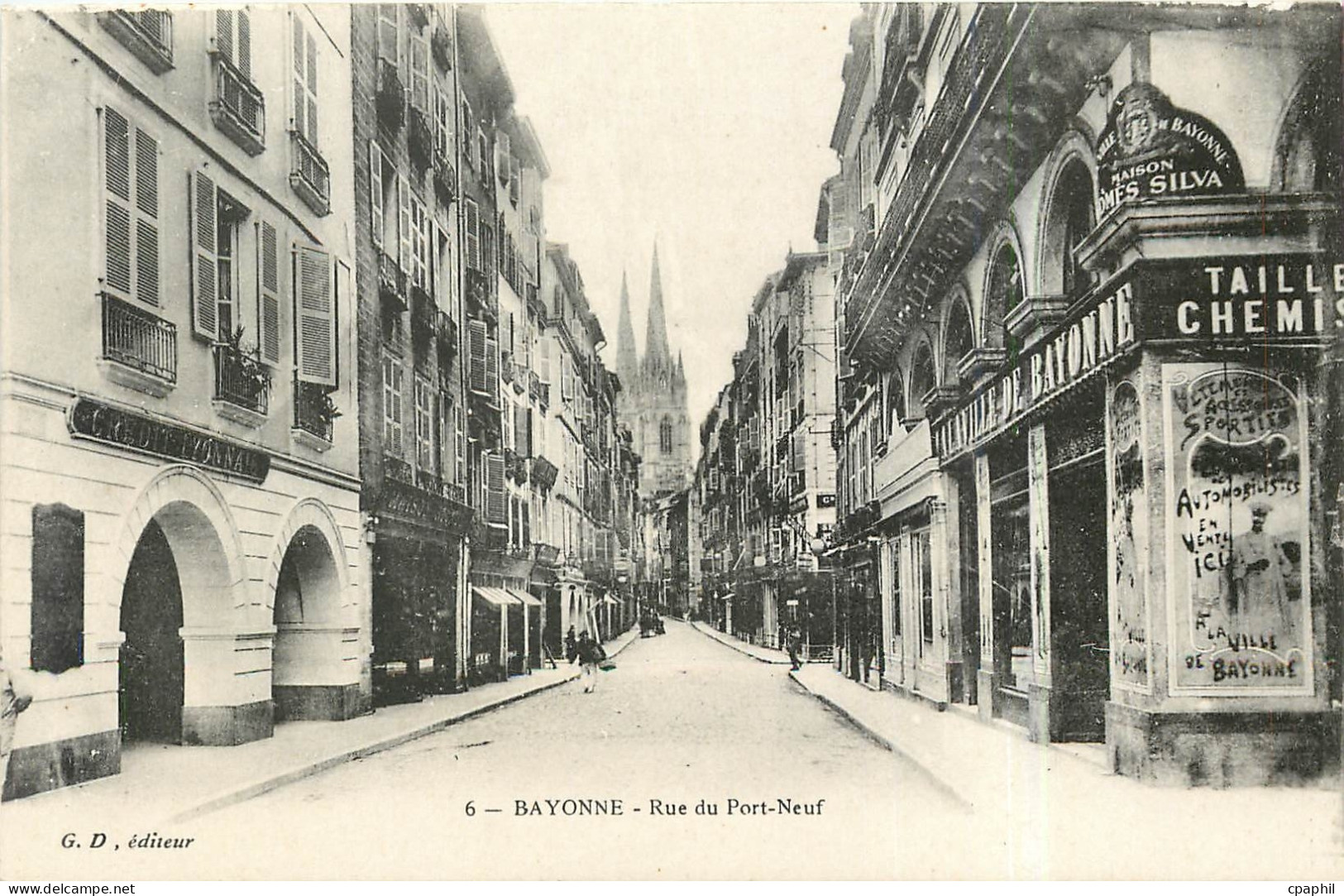 CPA Bayonne rue du port Neuf