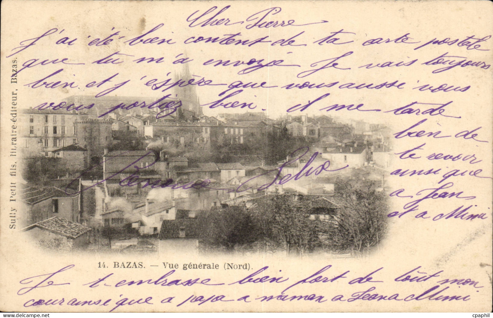 CPA Bazas Vue generale