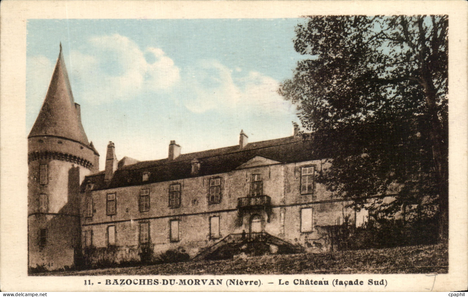 CPA Bazoches du Morvan Le Chateau