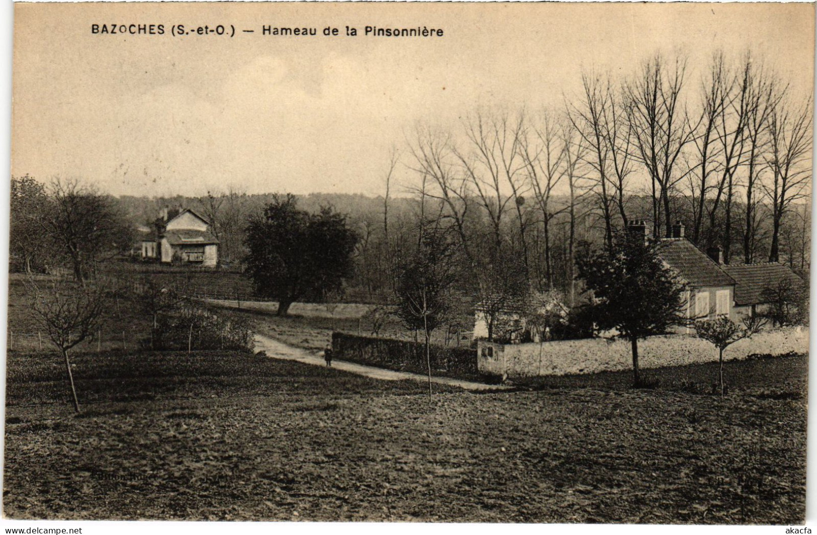 CPA BAZOCHES Hameau de la Pinsonniere (1411485)