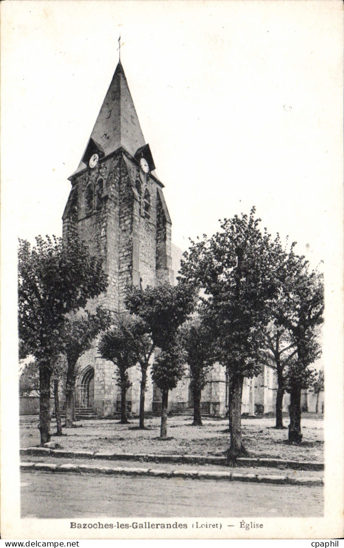 CPA Bazoches Les Gallerandes Eglise