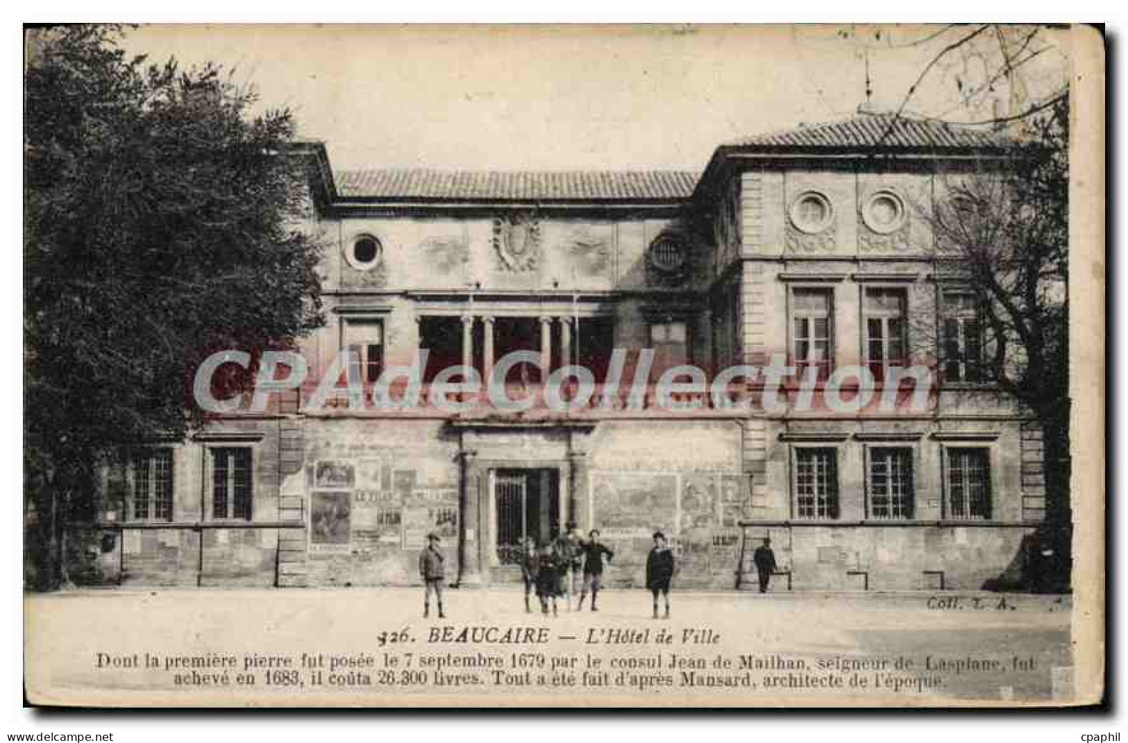 CPA Beaucaire L'Hotel De Ville