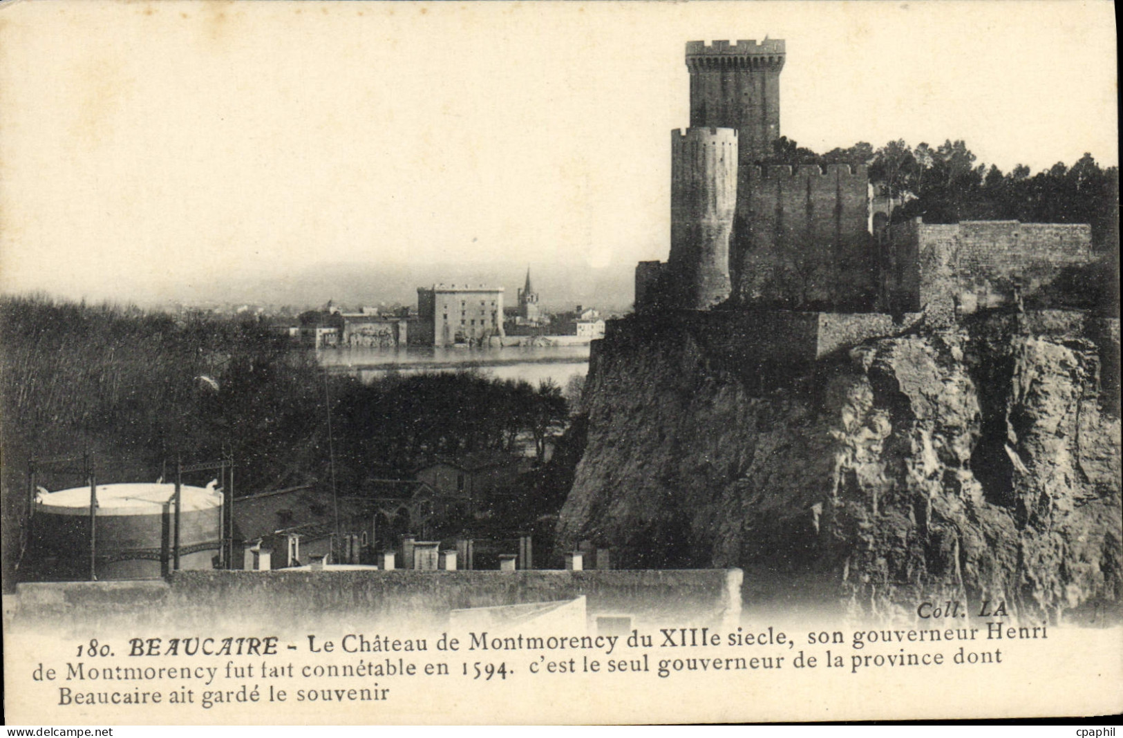 CPA Beaucaire Le Chateau De Montmorency Du