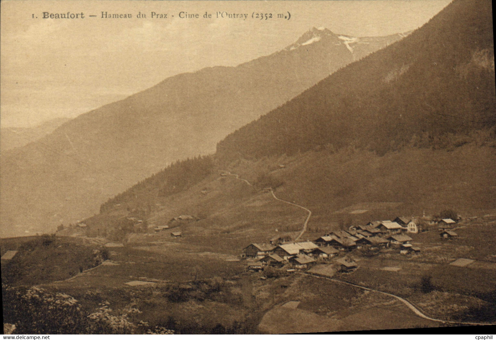 CPA Beaufort Hameau Du Praz Cime de l'Outray