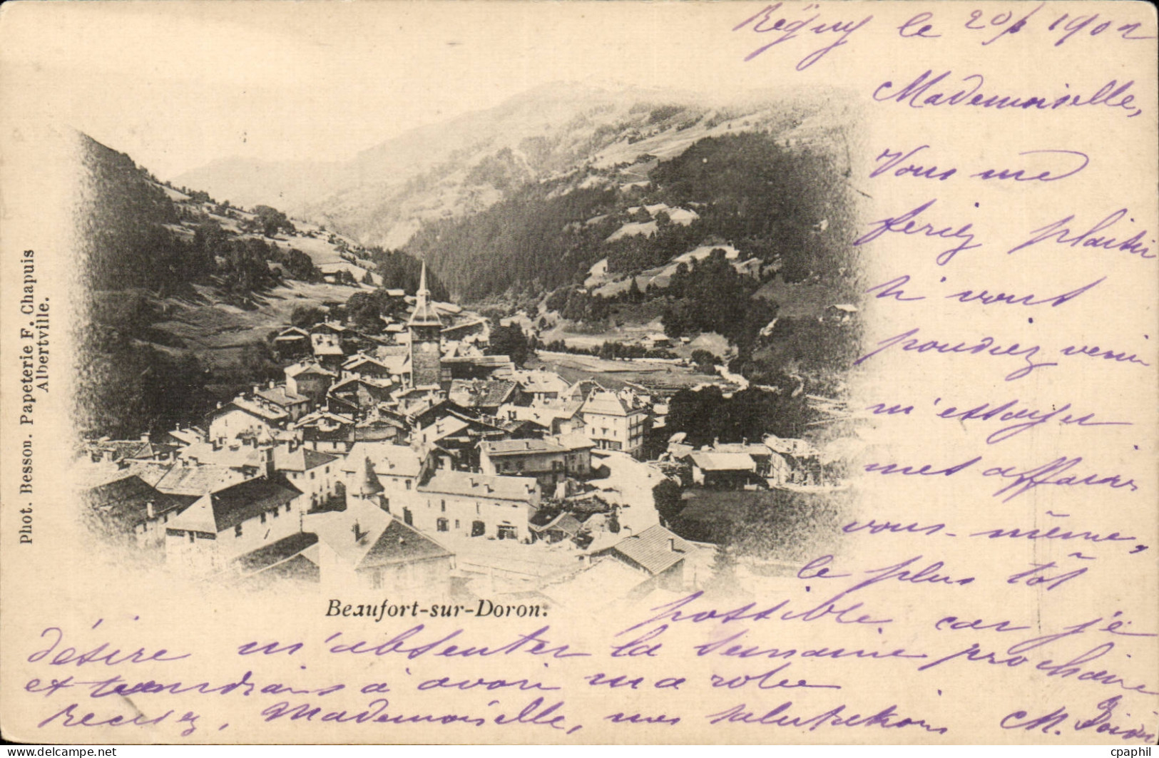 CPA Beaufort sur Doront