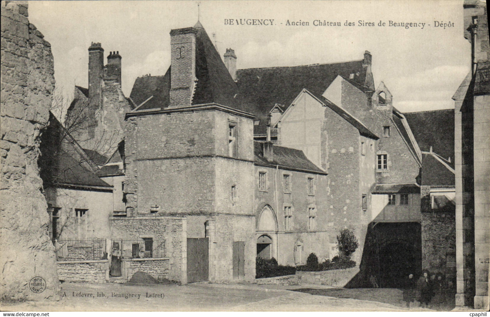 CPA Beaugency Ancien Chateau des Sires de Beaugency Depot