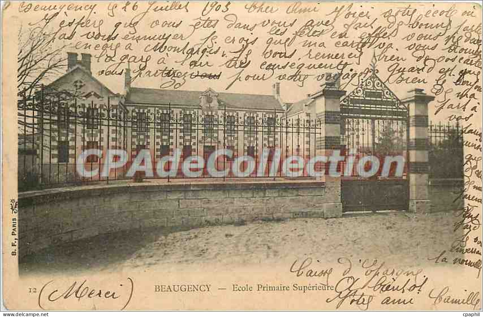 CPA Beaugency Ecole Primaire superieure