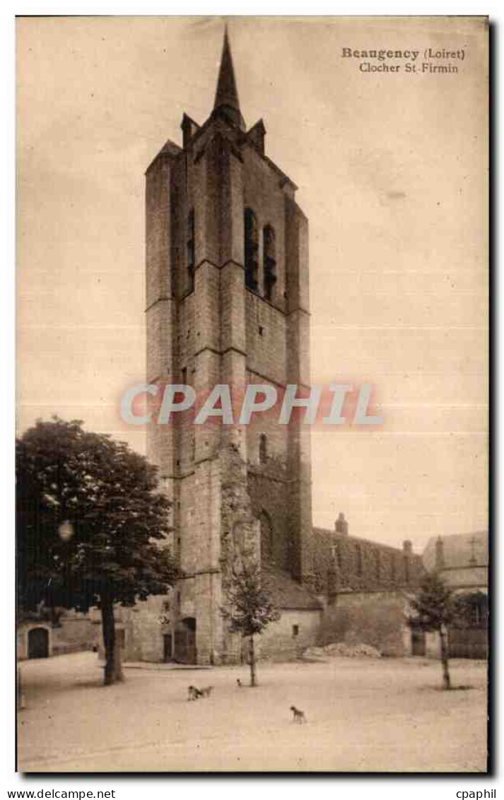 CPA Beaugency (Loiret) Clocher St Firmin
