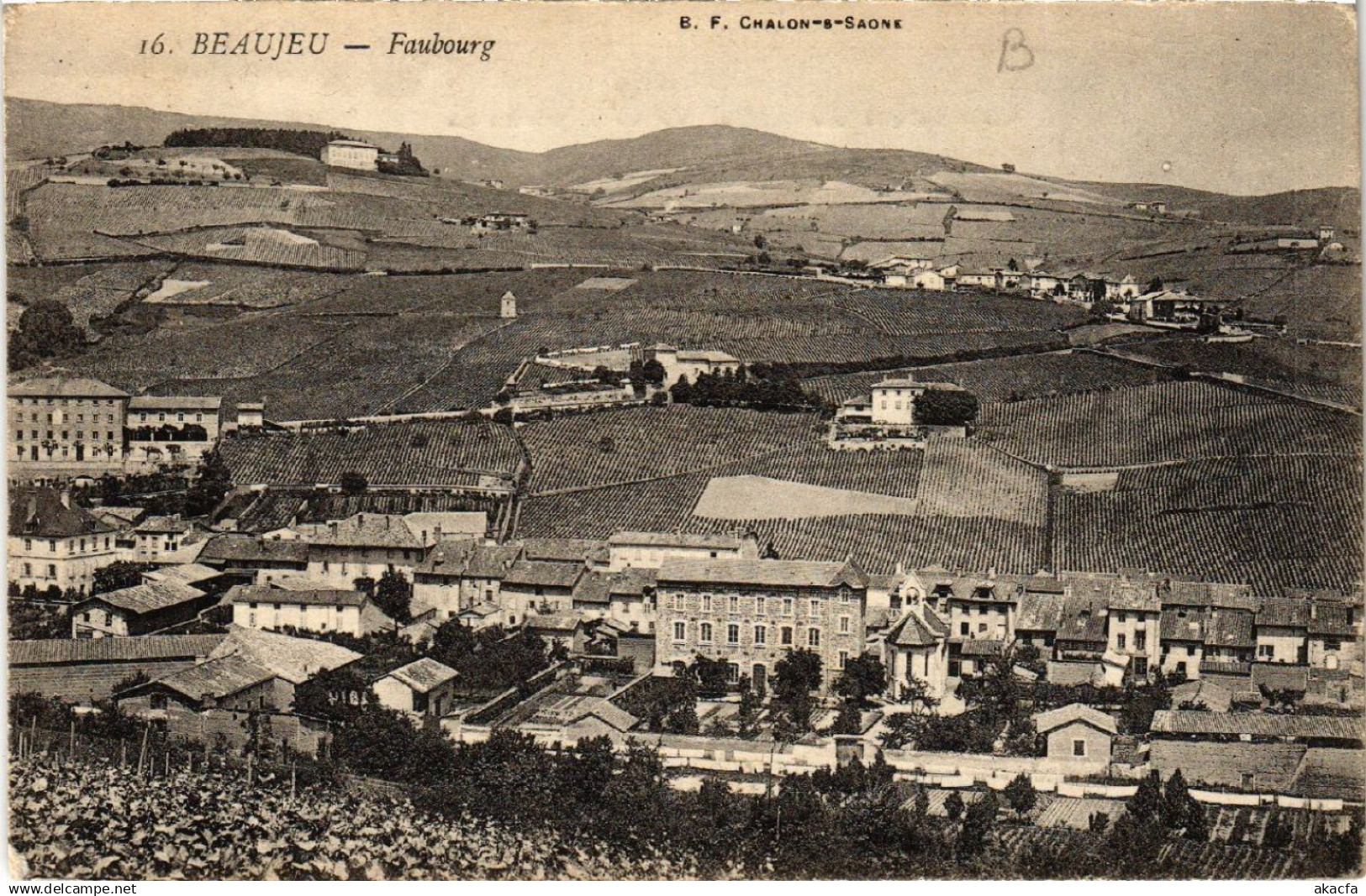 CPA BEAUJEU Faubourg (444290)