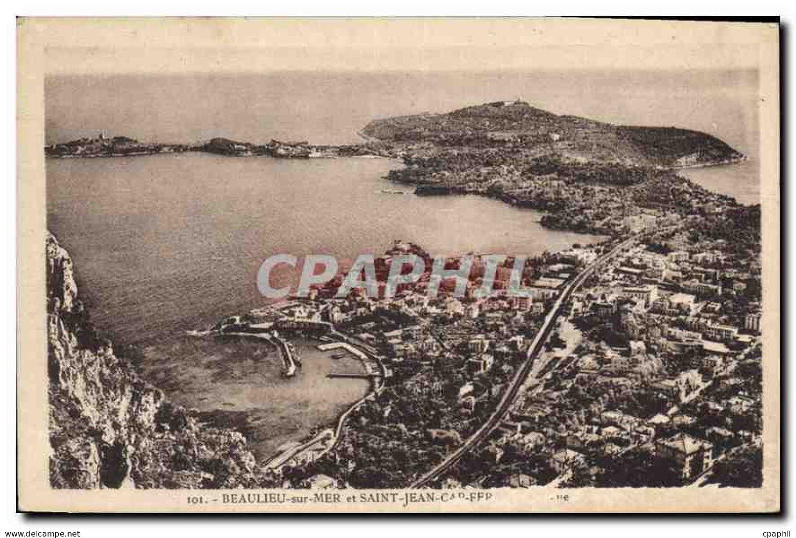 CPA Beaulieu sur Mer et Saint Jean Cap