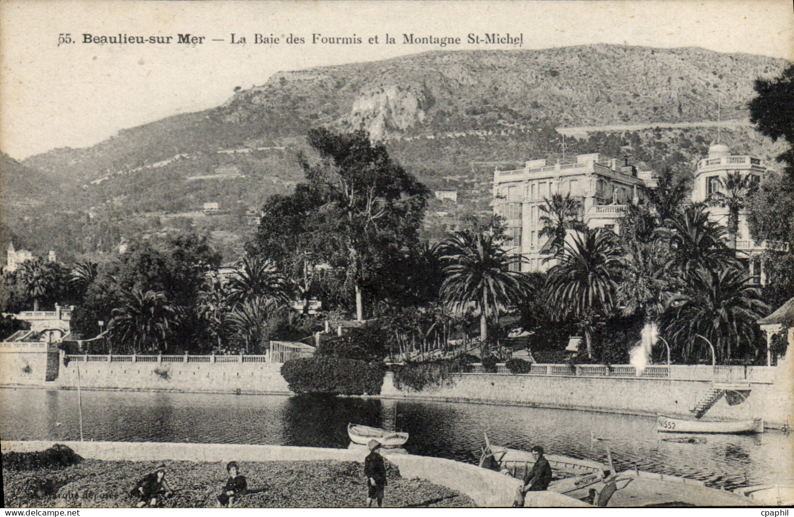 CPA Beaulieu sur Mer Le Baie des Fourmis et La Montagne St Michel