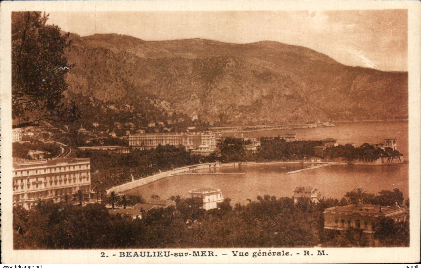 CPA Beaulieu sur Mer Vue generale