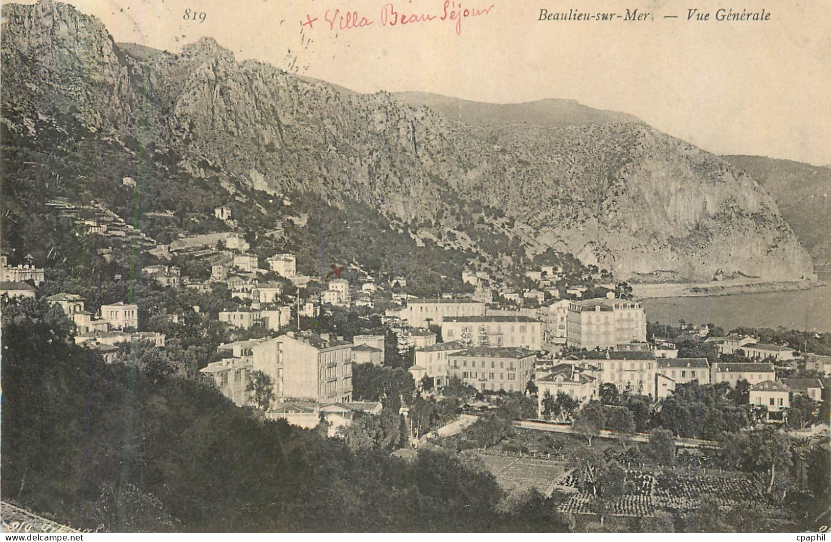 CPA Beaulieu sur Mer Vue Generale