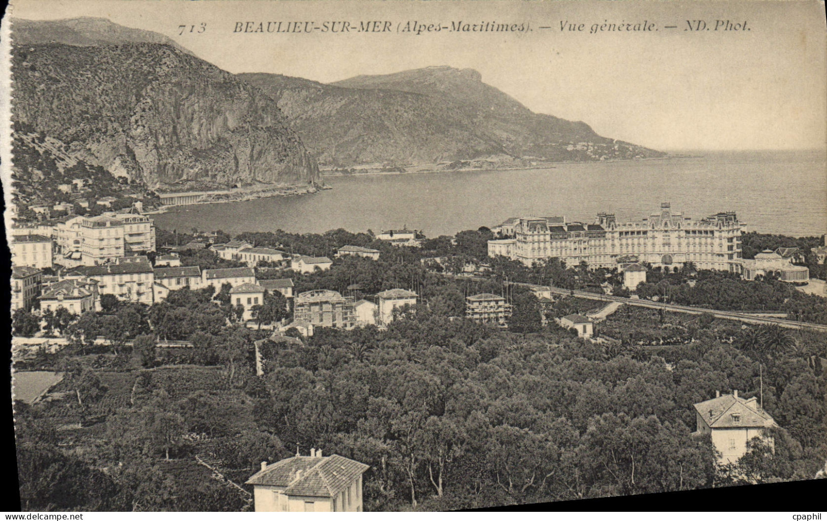 CPA Beaulieu Sur Mer Vue Generale