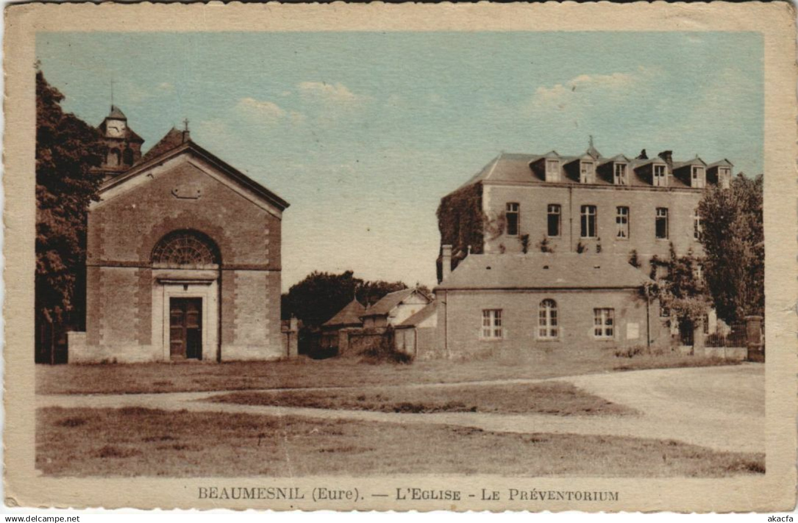 CPA BEAUMESNIL L'Eglise - Le Preventorium (1149309)