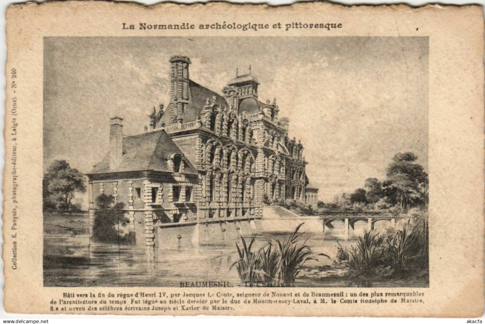CPA BEAUMESNIL-Le Chateau (29308)