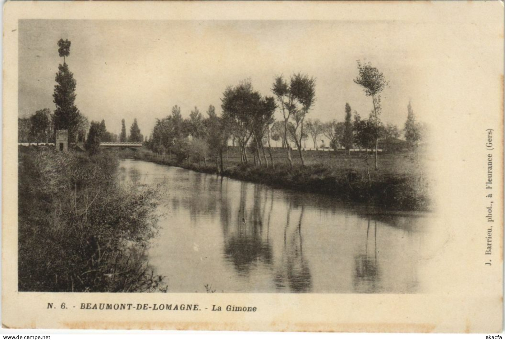 CPA Beaumont de Lomagne La Gimone FRANCE (1094885)