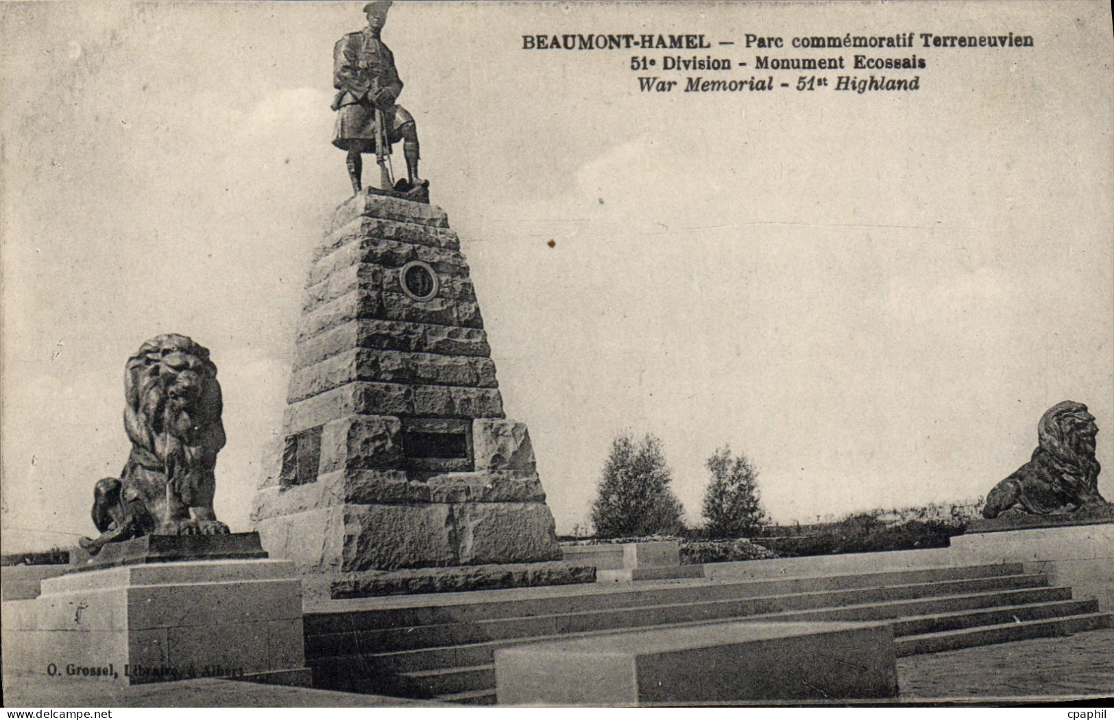 CPA Beaumont Hamel Parc commemoratif Terraneuvien