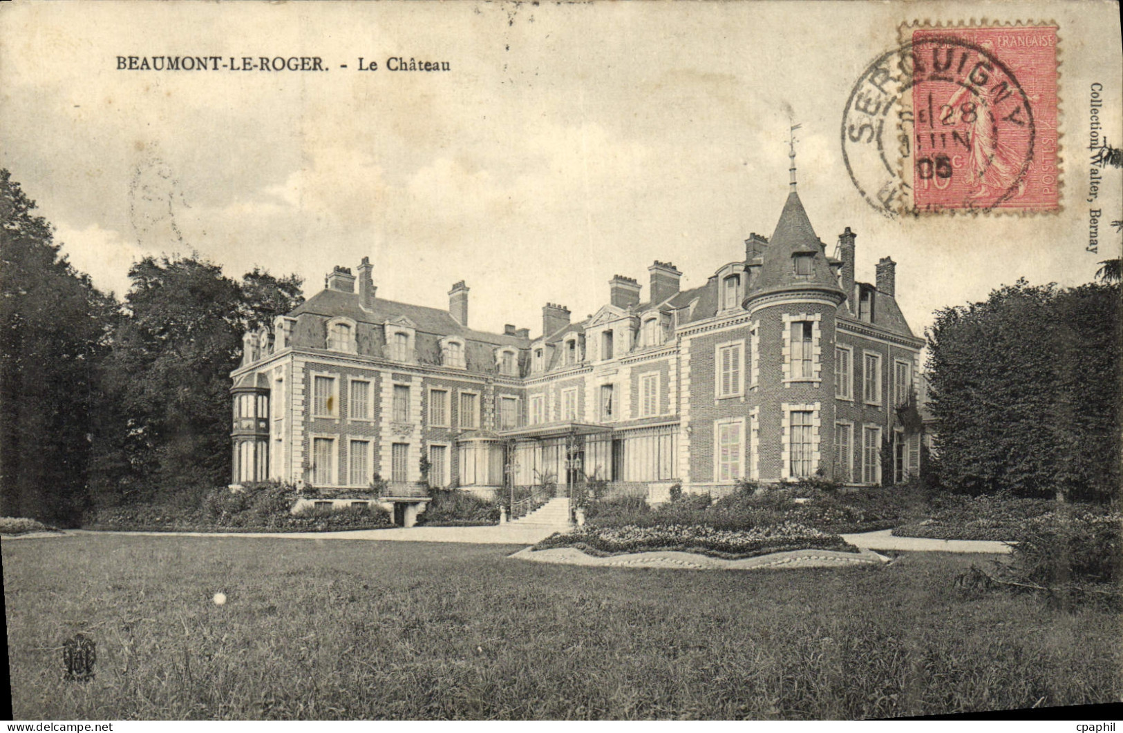 CPA Beaumont Le Roger Le Chateau