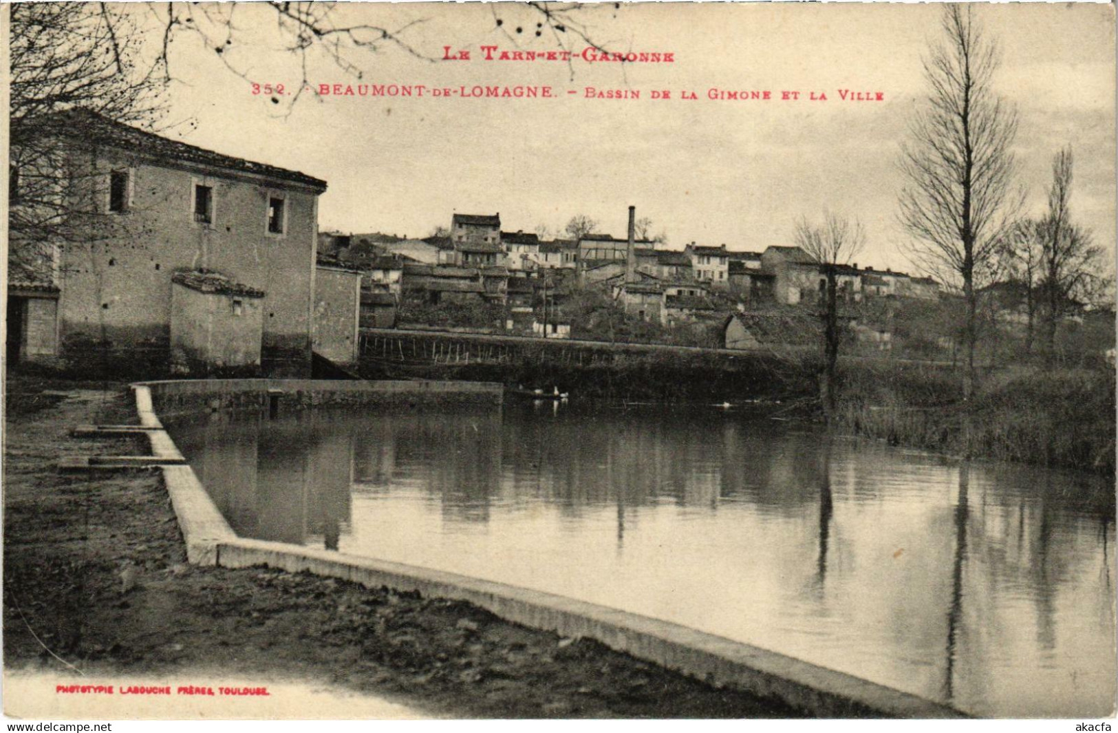 CPA BEAUMONT-LOMAGNE Basin de la Gimone (89643)