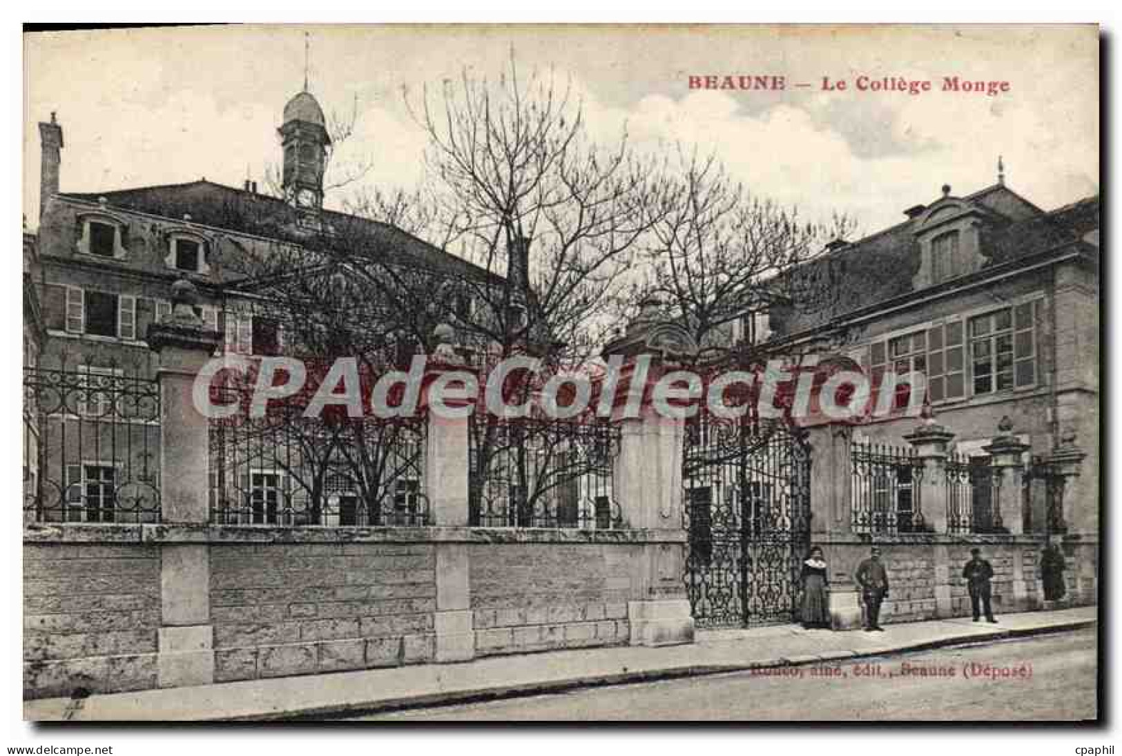 CPA BEAUNE collège Monge