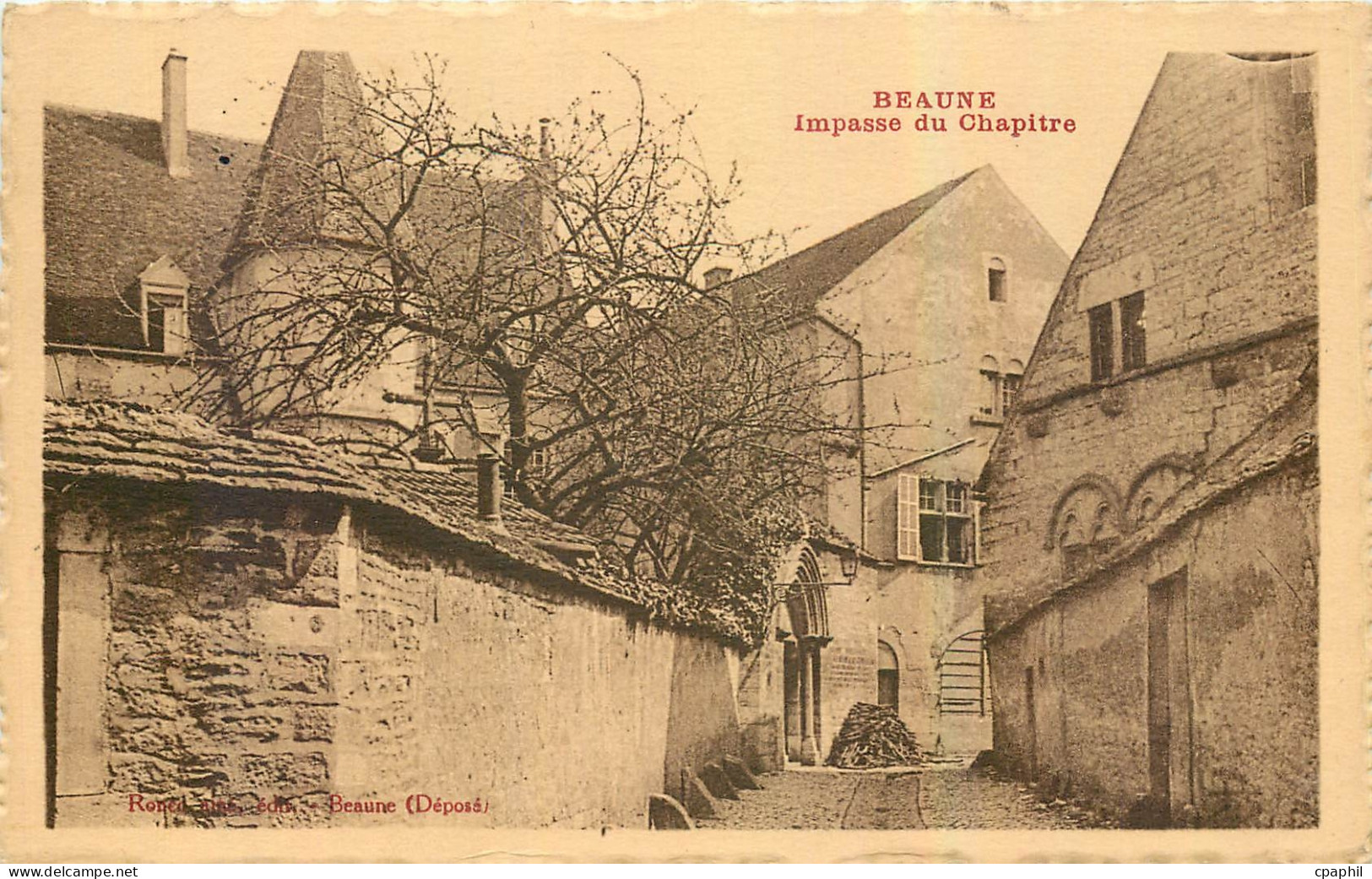 CPA Beaune Impasse du Chapitre