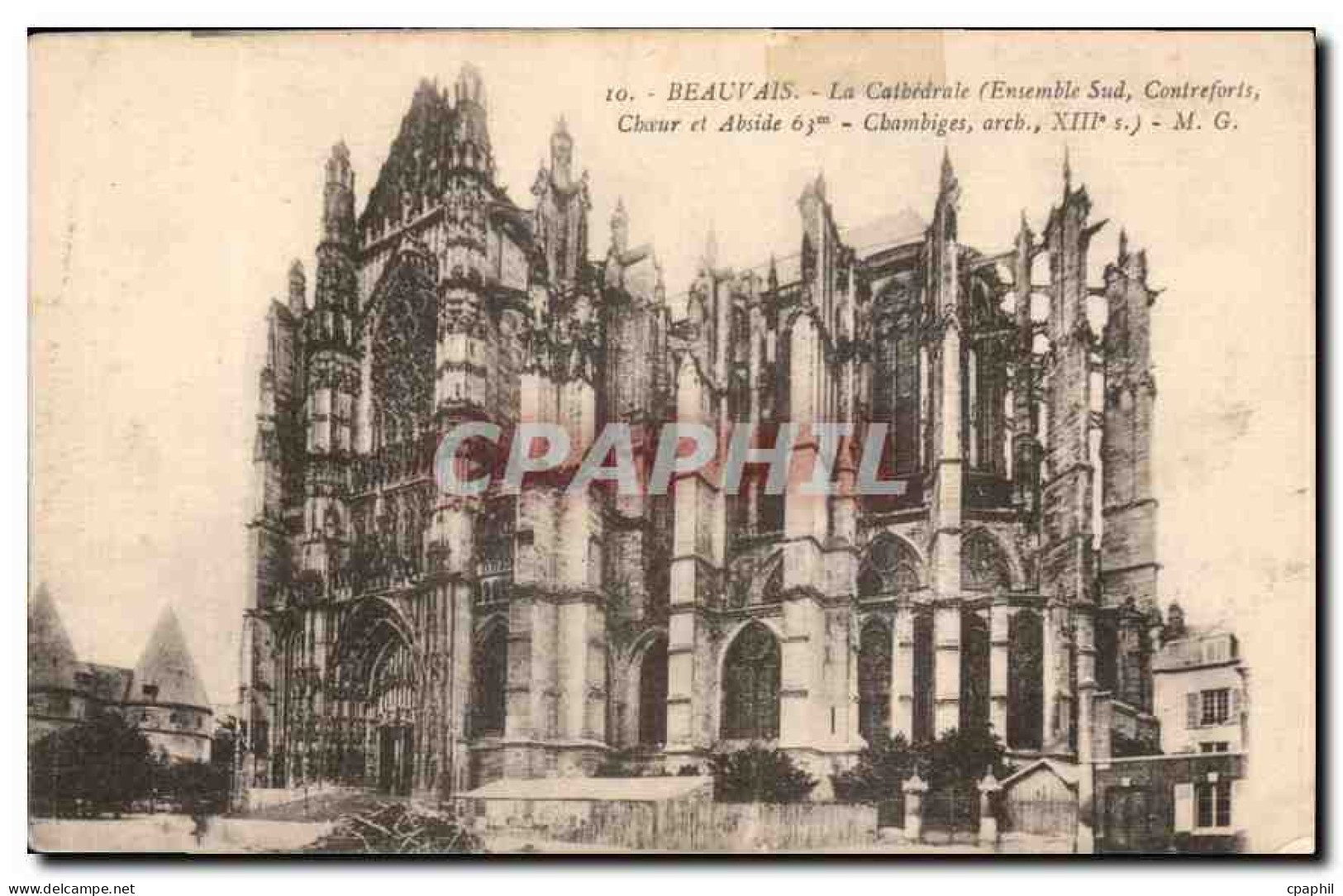 CPA Beauvais La Cathedrale