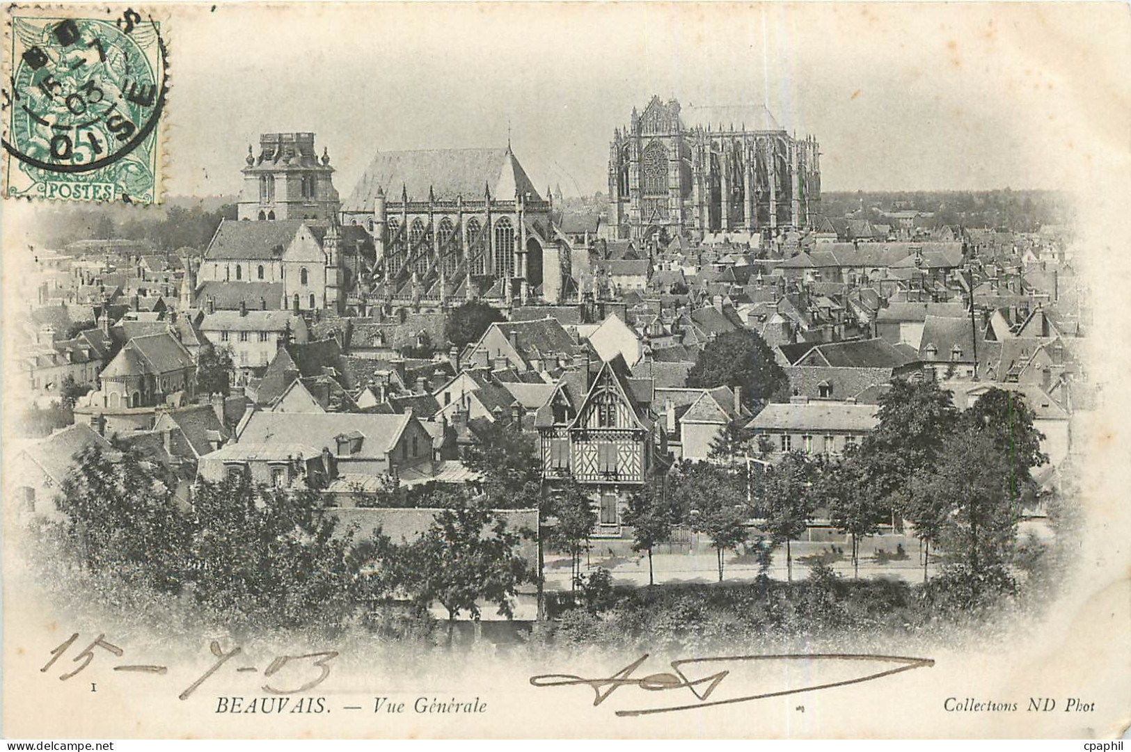 CPA Beauvais Vue Generale
