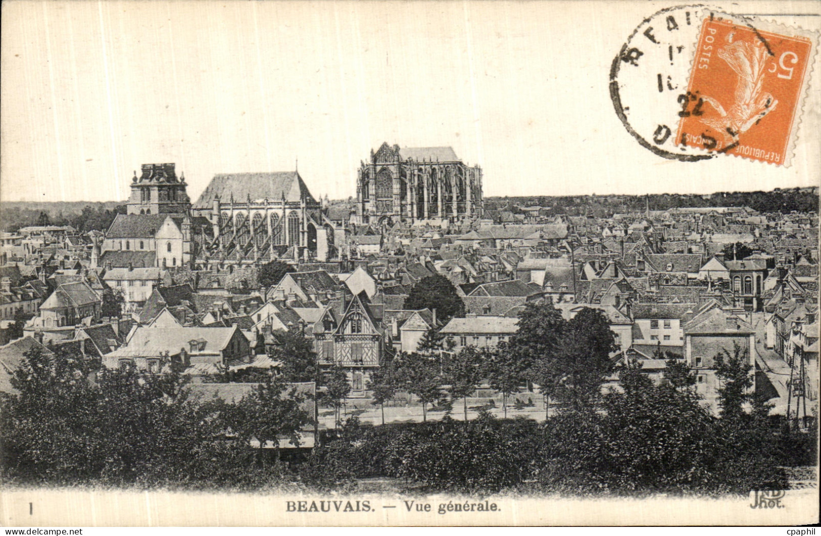 CPA Beauvais Vue Generale