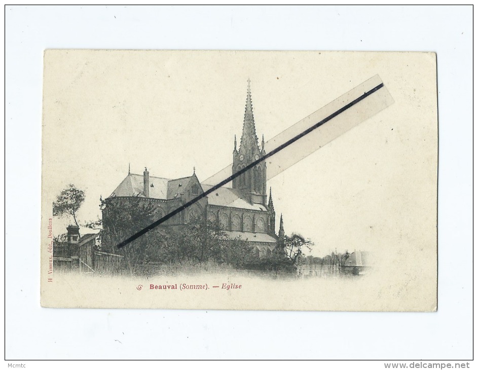 CPA - Beauval  - Eglise