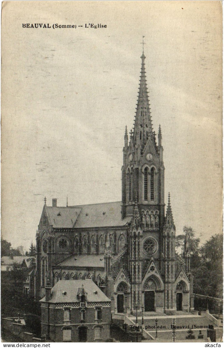 CPA Beauval eglise (1498705)