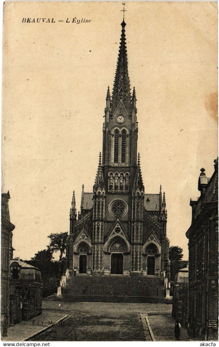 CPA Beauval eglise (1498708)