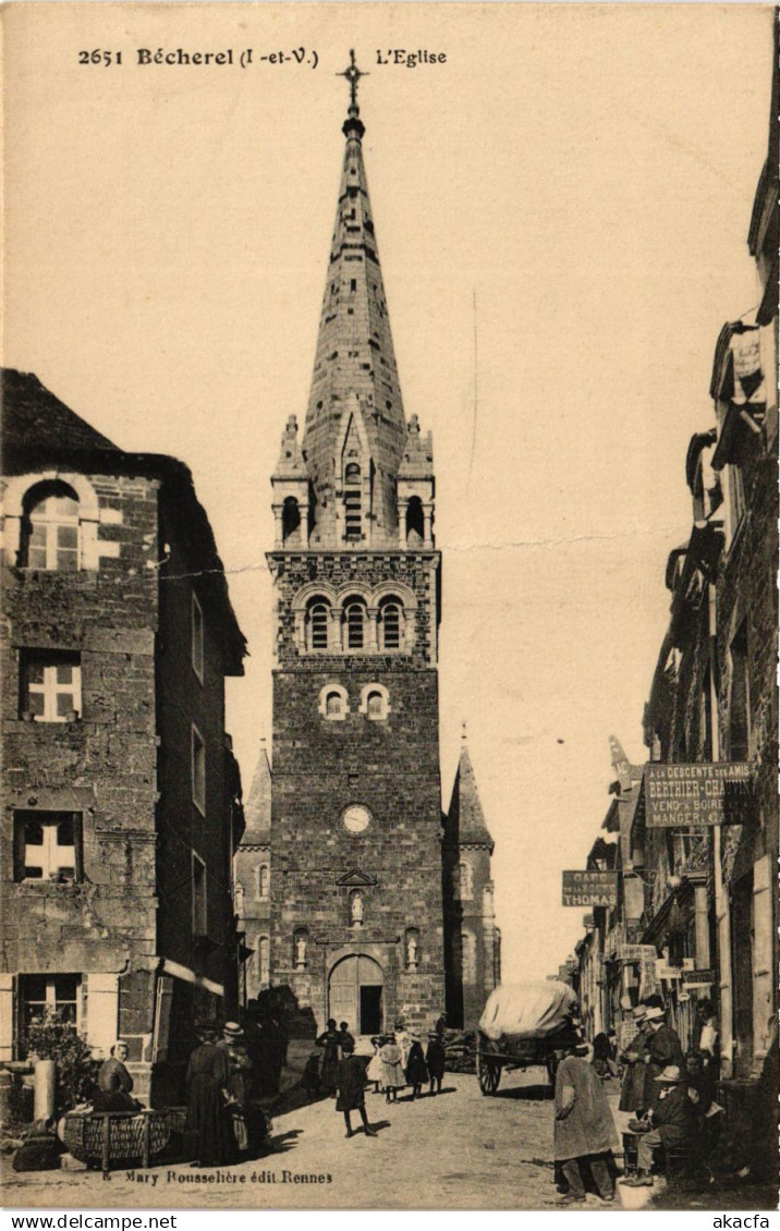 CPA BÉCHEREL - L'Église (357118)