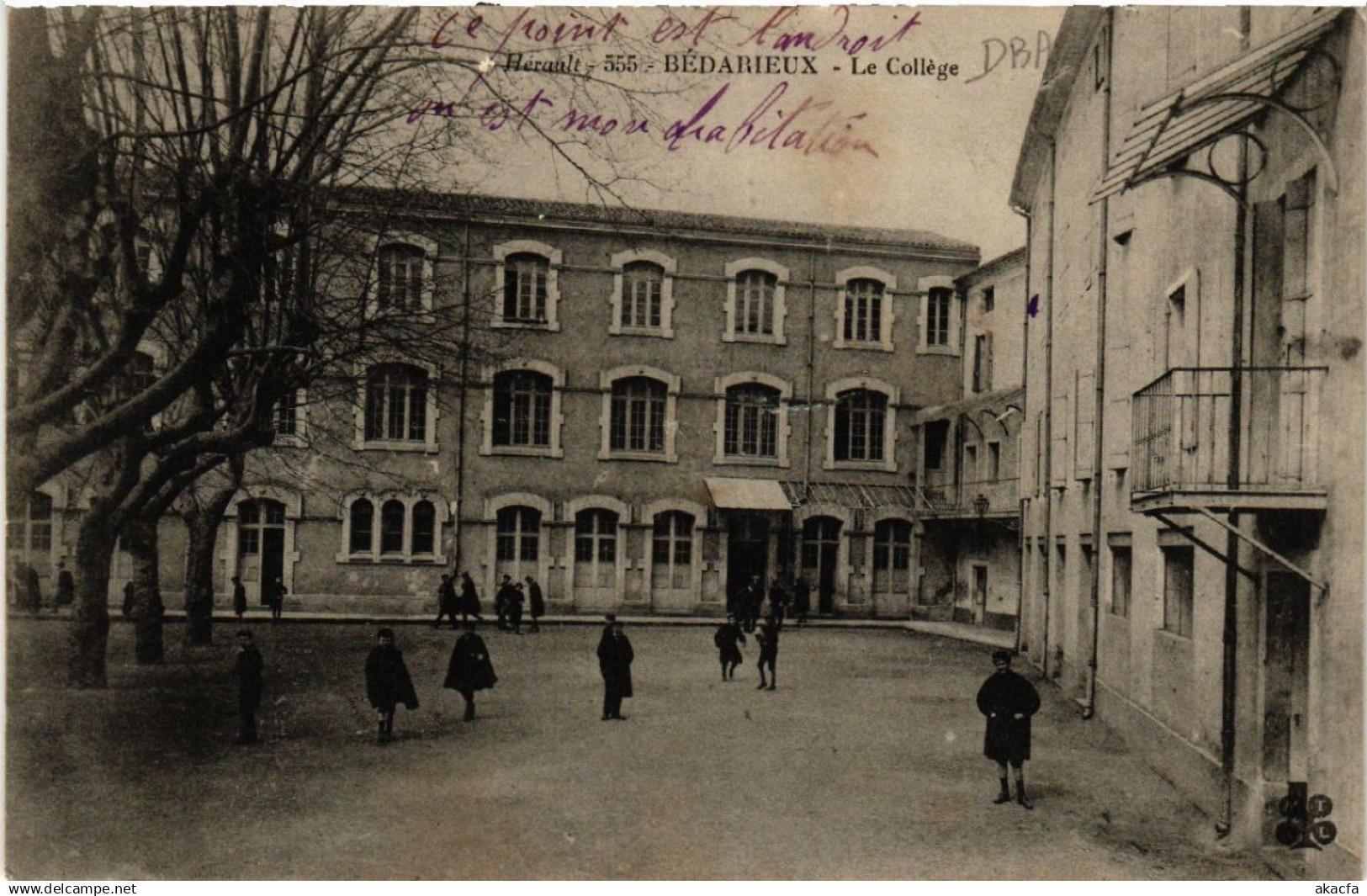 CPA BEDARIEUX - Le Collége (518752)