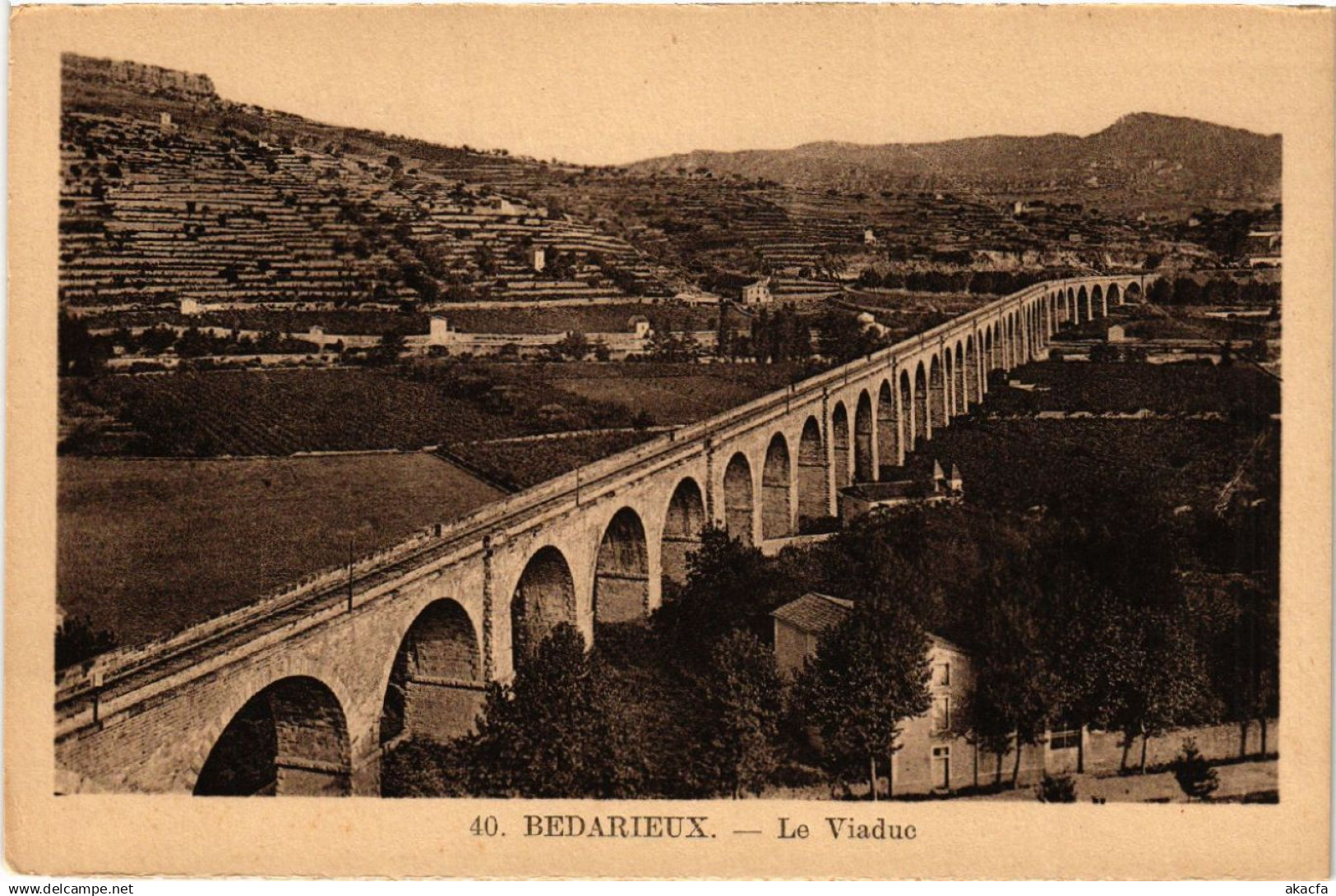 CPA BEDARIEUX - Le Viaduc (518865)
