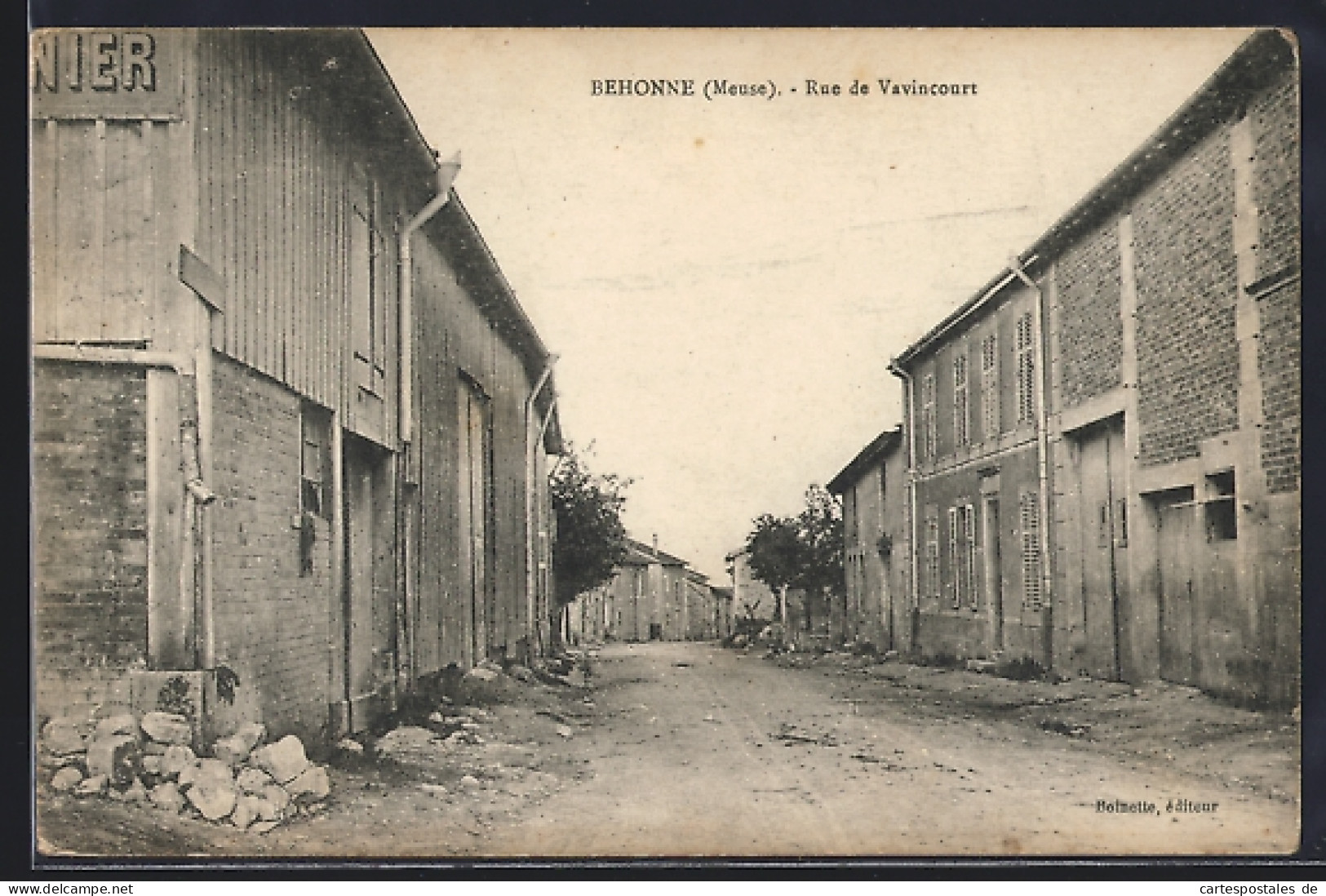 CPA Behonne /Meuse, Rue de Vavincourt