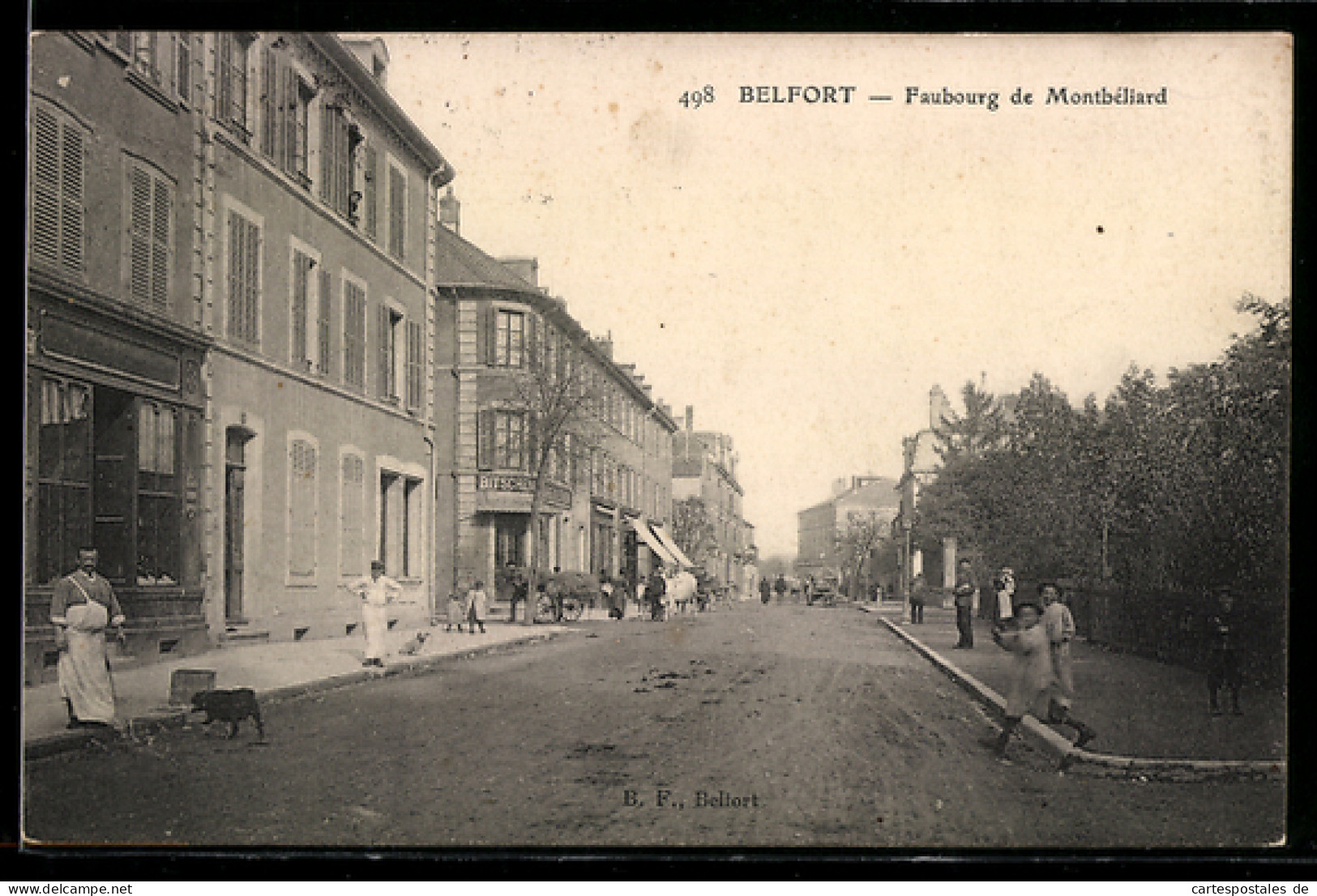 CPA Belfort, Faubourg de Montbéliard