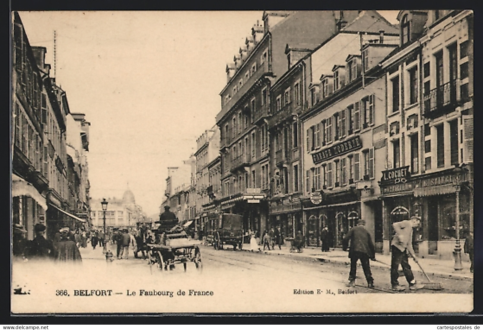 CPA Belfort, Le Faubourg de France